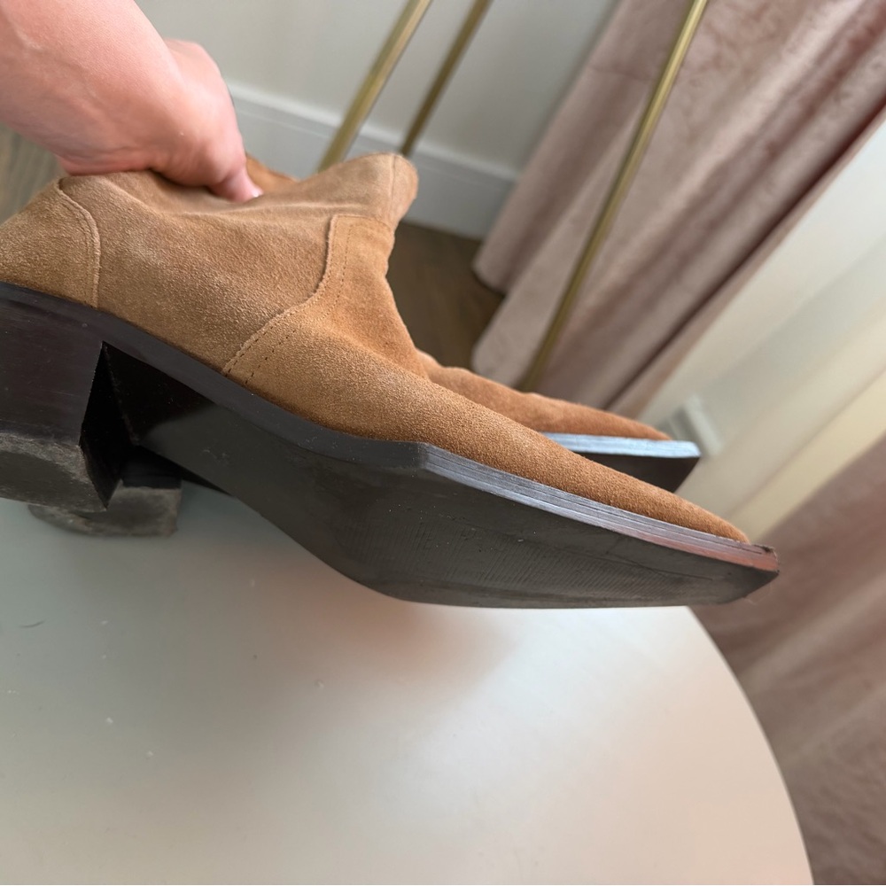Mango brown suede ankle boots - Picture 5 of 8